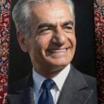 Classic Portrait of Mohammad Reza Shah Pahlavi – Fine Historical Canvas Wall Art — detail 4