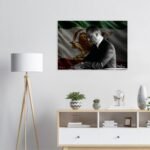 Crown Prince Reza Pahlavi Canvas Print – Persian Royal Heritage Wall Art — detail 4