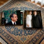 Formal Double Portrait of Mohammad Reza Shah and Empress Farah – Luxurious Canvas Wall Art — detail 4