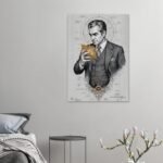Graphic Art Canvas – The Architect of Modern Iran — detail 3