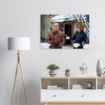 Historical Photography Canvas – Winter Vacations of Mohammad Reza Shah and Empress Farah — detail 3