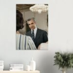 Mohammad Reza Pahlavi Canvas Print – Persian Royal Portrait Wall Art