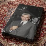 Mohammad Reza Pahlavi Portrait Canvas Wall Art – Persian Royal Decor — detail 5
