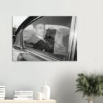 Mohammad Reza Shah Car Canvas Art – Pasargadae Reflection Historic Persian Decor — detail 4