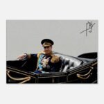 Mohammad Reza Shah Ceremonial Car Canvas Wall Art – Persian Royal Decor — detail 3