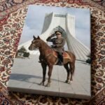 Mohammad Reza Shah Horseback Canvas Art – Persian Royal Historic Decor — detail 4