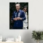 Mohammad Reza Shah in Casual Attire – Intimate Candid Canvas