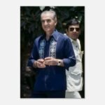 Mohammad Reza Shah in Casual Attire – Intimate Candid Canvas — detail 2