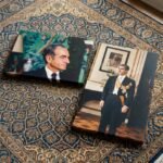 Mohammad Reza Shah in Formal Western Attire – Diplomatic Luxury Canvas Wall Art — detail 4