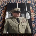 Mohammad Reza Shah Military Portrait Canvas Print – Persian Royal Decor — detail 5