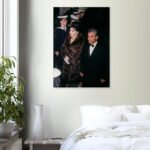 Mohammad Reza Shah Naval Salute Canvas Print – Persian Royal Portrait Wall Art — detail 3