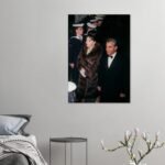Mohammad Reza Shah Naval Salute Canvas Print – Persian Royal Portrait Wall Art — detail 4