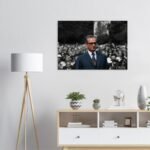 Mohammad Reza Shah Pahlavi Among the People – Historical Documentary Wall Art — detail 2