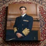 Mohammad Reza Shah Pahlavi Naval Portrait Canvas Art – Persian Historic Royal Decor — detail 8