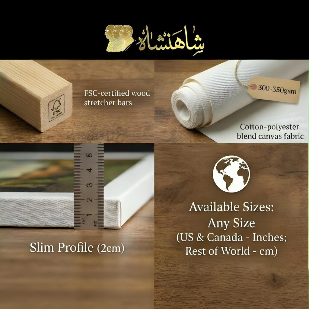 Mohammad Reza Shah Persepolis Air Force Uniform Canvas Print – Persian Heritage Wall Art — detail 9