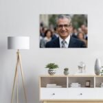Mohammad Reza Shah Smiling in a Suit – AI Generated Portrait — detail 5
