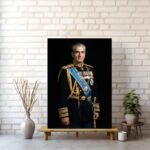 Mohammad Reza Shah Supreme Commander Canvas Wall Art – Premium Persian Royal Decor — detail 4