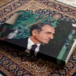 Profile Portrait of Mohammad Reza Shah in a Suit – Classic Luxury Canvas Wall Art — detail 6