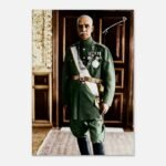 Reza Shah Pahlavi Canvas Print – Historic Persian Royal Portrait Wall Art — detail 2