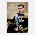 Reza Shah Pahlavi Portrait Canvas Art – Persian Royal Military Decor — detail 2