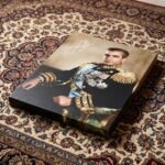 Reza Shah Pahlavi Portrait Canvas Art – Persian Royal Military Decor — detail 4
