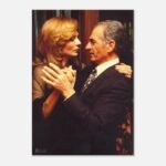 Shah and Farah Tango Dance Portrait Canvas Wall Art – Persian Royal Decor — detail 2