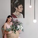 Shahbanu Farah Coronation Emerald Tiara Portrait Canvas Wall Art – Persian Imperial Decor — detail 4