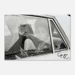 Shahbanu Farah Pahlavi & Azadi Tower Canvas Wall Art – Iconic Persian Historic Decor — detail 3